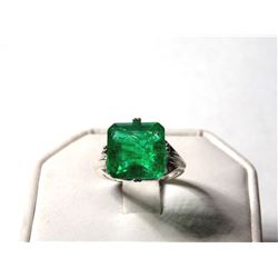 10.32 CT CERTIFIED NATURAL EMERALD RING