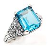Image 1 : LOVELY NATURAL 4.5 CT SWISS TOPAZ RING