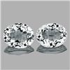 Image 1 : Natural Diamond White Aquamarine Pair 8x7 MM - FL