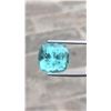 Image 1 : Natural Bluish Green Cushion Tourmaline 12.53 Cts - GIA