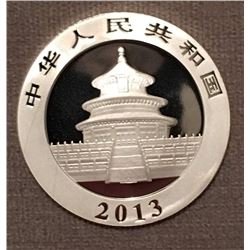 2013 Chinese Silver Panda  Bullion Coin 9999 Silver