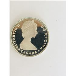1885 -1985 National Park Dollar Canadian Silver