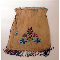 Plain Beaded Pouch