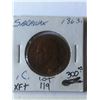 Image 1 : Extremely Rare 1863 SARAWAK Large 1 Cent Coin
