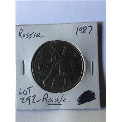 1987 Russia hard to get Rouble Coin