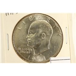 1971-S IKE SILVER DOLLAR BRILLIANT UNC