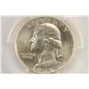Image 1 : 1963-D WASHINGTON SILVER QUARTER PCGS MS65