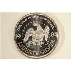 1 TROY OZ .999+ FINE SILVER PROOF ROUND