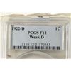 Image 3 : 1922-D WEAK D LINCOLN CENT PCGS F12