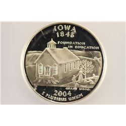 2004-S SILVER IOWA QUARTER ICG PR70 DCAM