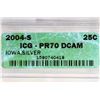Image 3 : 2004-S SILVER IOWA QUARTER ICG PR70 DCAM