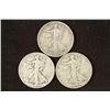Image 1 : 1935,36-D & 37 WALKING LIBERTY HALF DOLLARS