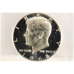 1968-S KENNEDY HALF DOLLAR ICG PR69 DCAM