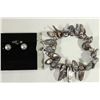 Image 1 : FRESH WATER PEARL BRACELET AND EARRING SET