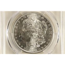 1881-S MORGAN SILVER DOLLAR PCGS MS62