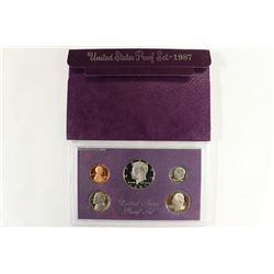 1987 US PROOF SET (WITH BOX)