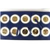 Image 1 : 2007 & 2008 24KT GOLD PLATED STATE QUARTER SET
