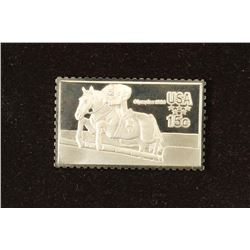 11.9 GRAM STERLING SILVER PROOF INGOT 1980