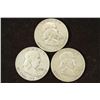 Image 1 : 1953-D,53-D & 1954-D FRANKLIN HALF DOLLARS