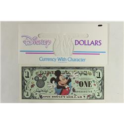 2000 DISNEY DOLLAR CRISP UNC