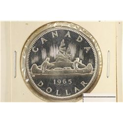 1965 CANADA SILVER DOLLAR BRILLIANT UNC