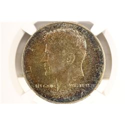 1964 90% SILVER KENNEDY HALF DOLLAR NGC MS65