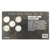 Image 2 : MERCURY DIME COLLECTION. 5 DIMES IN PLASTIC CASE