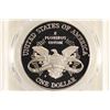 Image 2 : 2001-P US CAPITOL VISITOR SILVER DOLLAR PCGS PR69