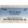 Image 3 : 1883 NO CENTS LIBERTY "V" NICKEL PCGS XF40