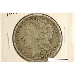 1897-S MORGAN SILVER DOLLAR