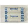 Image 1 : 3-$2 ROLLS OF 2010-D JEFFERSON NICKELS BU