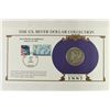 Image 1 : 1887-O MORGAN SILVER DOLLAR & STAMPS ON