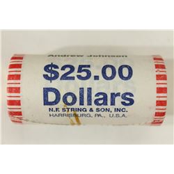 $25 ROLL OF 2011 ANDREW JOHNSON PRESIDENTIAL