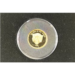 2001 REPUBLIC OF SIERRA LEONE $25 GOLD PROOF