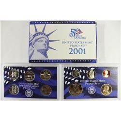 2001 US PROOF SET (WITH BOX)