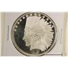 Image 1 : 1 TROY OZ .999 FINE SILVER PROOF ROUND SILVERTOWNE