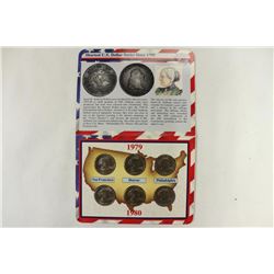 1979 & 1980 P/D/S SBA DOLLARS BRILLIANT UNC