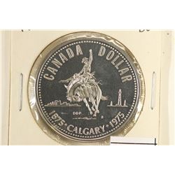 1975 CANADA CALGARY SILVER DOLLAR .3750 OZ. ASW