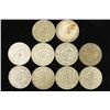 Image 1 : 10 ASSORTED 1958-1967 MEXICO .100 SILVER PESOS