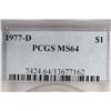 Image 3 : 1977-D IKE DOLLAR PCGS MS64