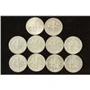 Image 2 : 10 ASSORTED SILVER ROOSEVELT DIMES
