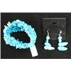 Image 1 : FRESH WATER PEARL BRACELET AND EARRING SET