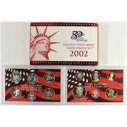 2002 US SILVER PROOF SET (WITH BOX)