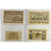 Image 1 : 4 ASSORTED GERMAN NOTGELDS 2-10 & 2-20 HELLERS