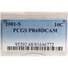 Image 3 : 2001-S ROOSEVELT DIME PCGS PR68 DCAM