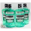 Image 1 : LOT OF 4 LISTERINE ULTRA CLEAN MOUTHWASH