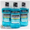 Image 1 : LOT OF 3 LISTERINE ANTI-TARTAR ANTISEPTIC MOUTH