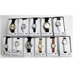 BAG OF 11 ASSORTED NEW WATCHES