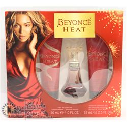 BEYONCE HEAT 3 PIECE GIFT SET INCLUDES LOTION,