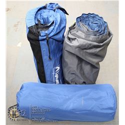 LOT OF 3 MIXED STYLE CAMPING MATS